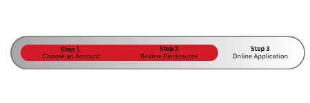 Progress bar that shows steps 1 and 2 colored in. There are only 3 steps. 